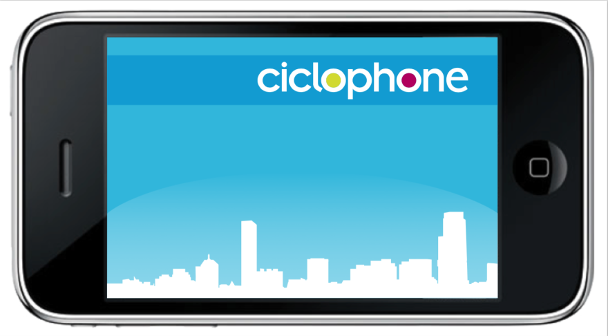 iPhone app “Ciclophone”