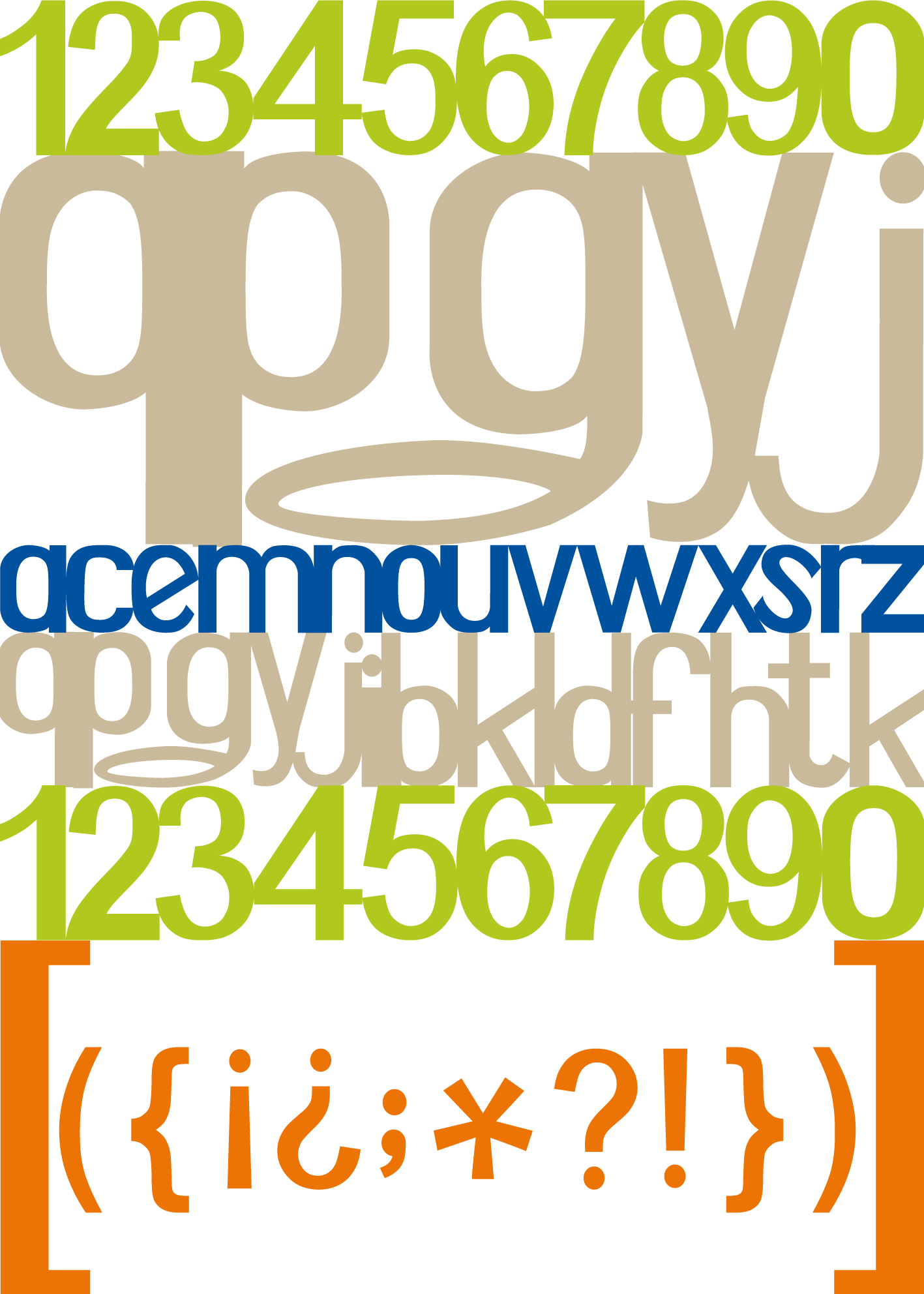 Poster typographic