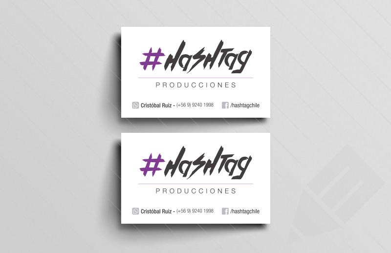 Business cards “Hashtag”