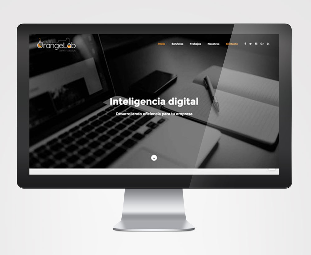 Website “OrangeLab Chile”