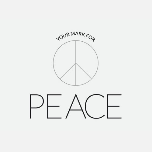 Logo “Mark for peace”