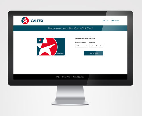 Website proposal “Caltex”