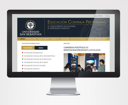 Website “Educación continua”