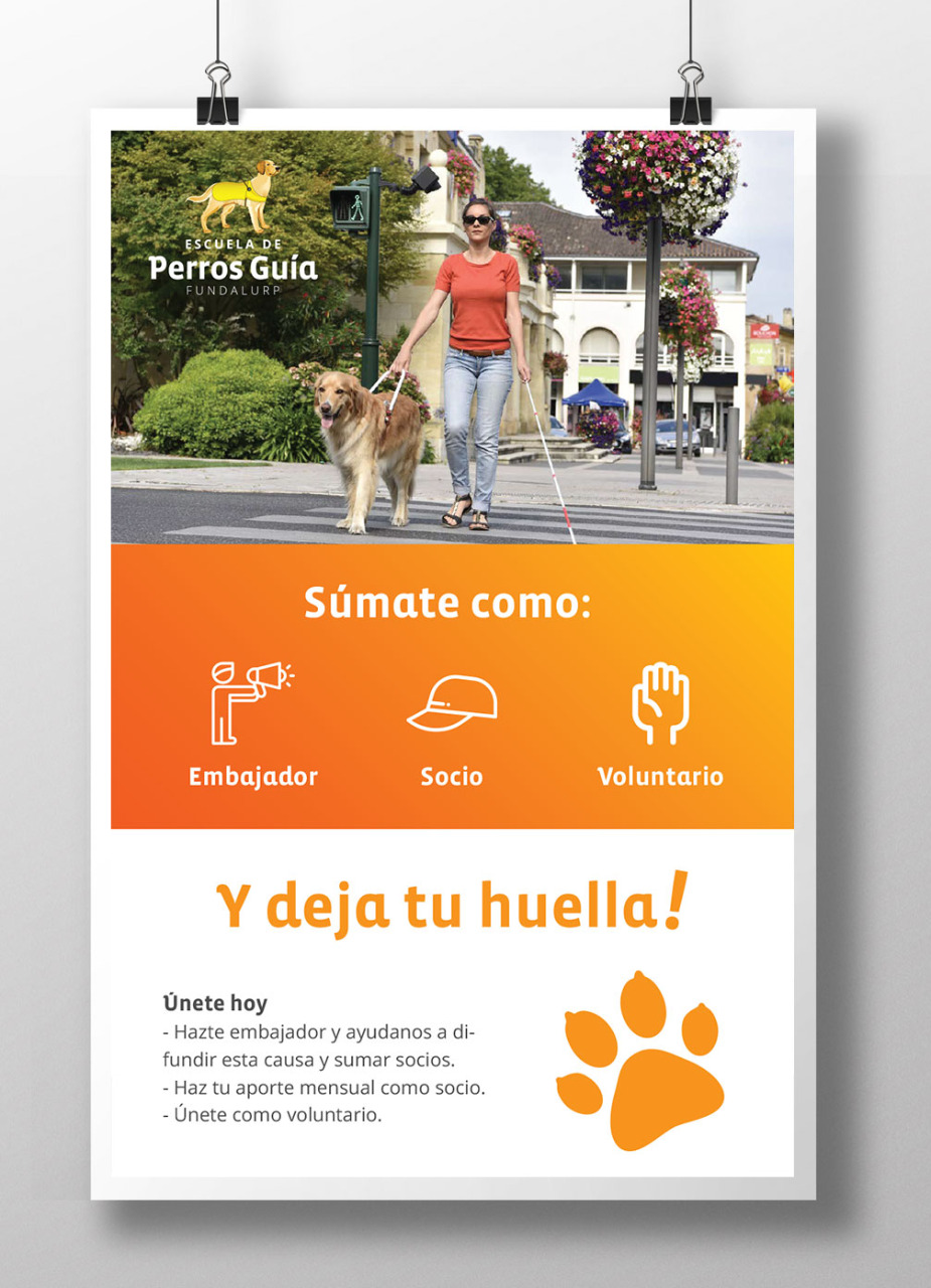 Poster “Perros Guía”