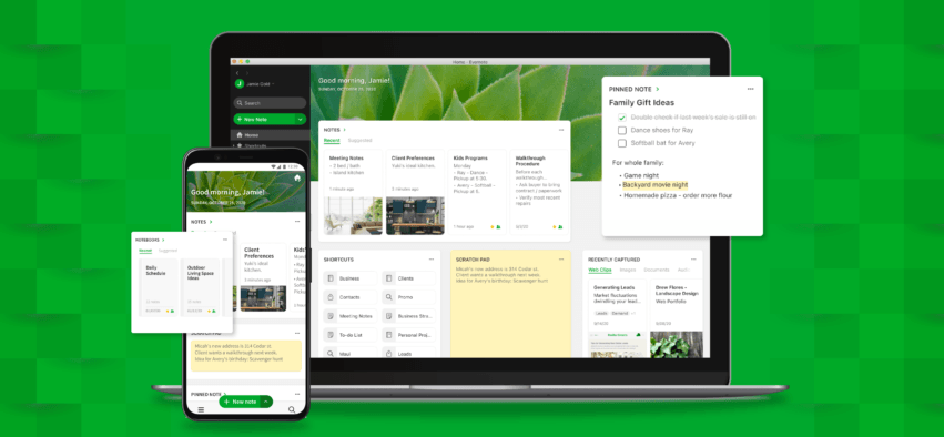 Evernote – Home tablet